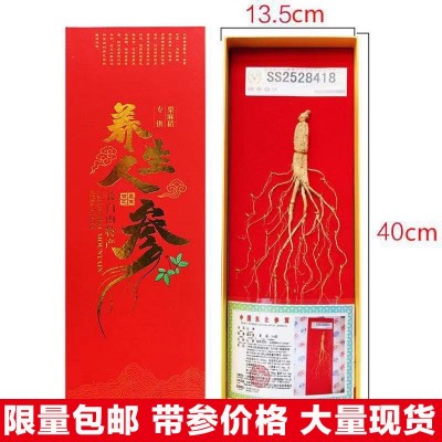 長白山人參禮盒裝 吉林人參禮盒 東北特產野山參 干人參會銷禮品