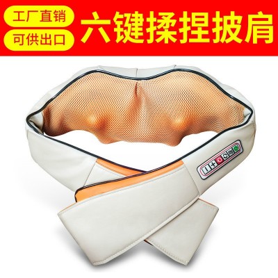 車家兩用揉捏按摩披肩老年人會銷禮品頸肩按摩器頸椎理療儀批發
