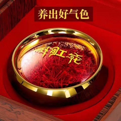 正宗進口伊朗藏紅花正品伊朗進口禮盒裝送鑷子西紅花泡水喝作用