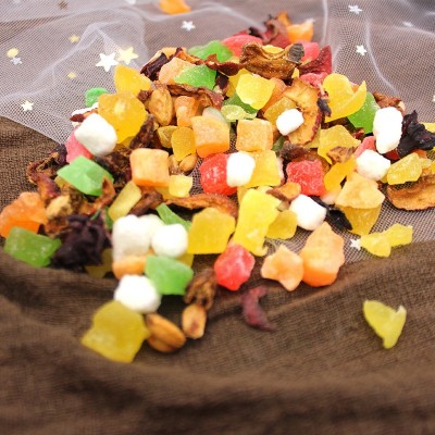 水果粒茶 菠蘿山楂木瓜藍莓烏梅果干罐裝果茶 廠家直售一件代發(fā)