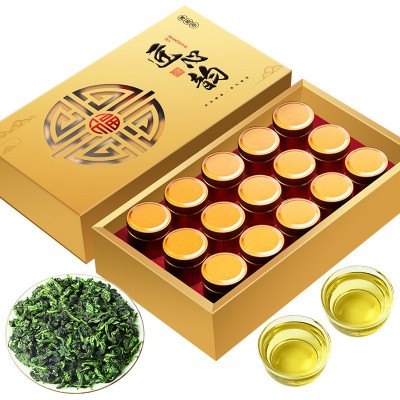 批發(fā)安溪鐵觀音秋茶葉年貨新茶正宗蘭花香清香型帶禮盒裝送禮280g