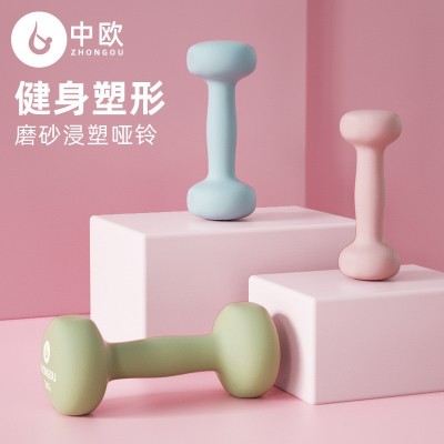 啞鈴家用健身女士專(zhuān)用磨砂浸塑防汗防滑學(xué)生鍛煉男實(shí)心小啞鈴批發(fā)