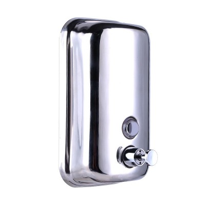 新品500毫升酒店手動(dòng)皂液器壁掛帶鎖廁所皂液機(jī)洗手液皂液器盒子