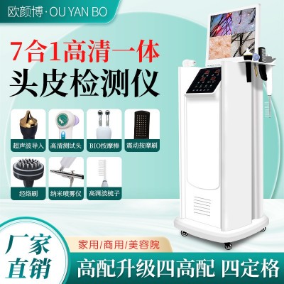 廠家直銷頭皮檢測理療儀毛囊儀器毛發護理養發按摩理療理發店專用