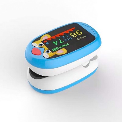 老虎款兒童血氧儀A1 TFT屏手指夾式USB充電小鳥款A6卡通Oximeter