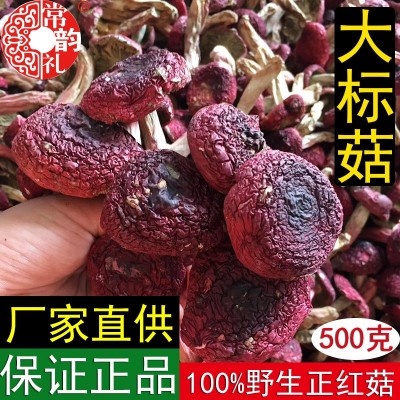 福建野生紅菇干貨大量批發產地直供云南廣西正紅菇非二紅 500克