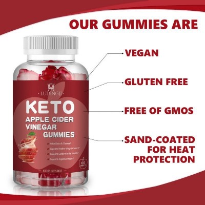 現貨 跨境供應 KETO蘋果醋軟糖 Apple vinegar Gummies 支持貼 牌